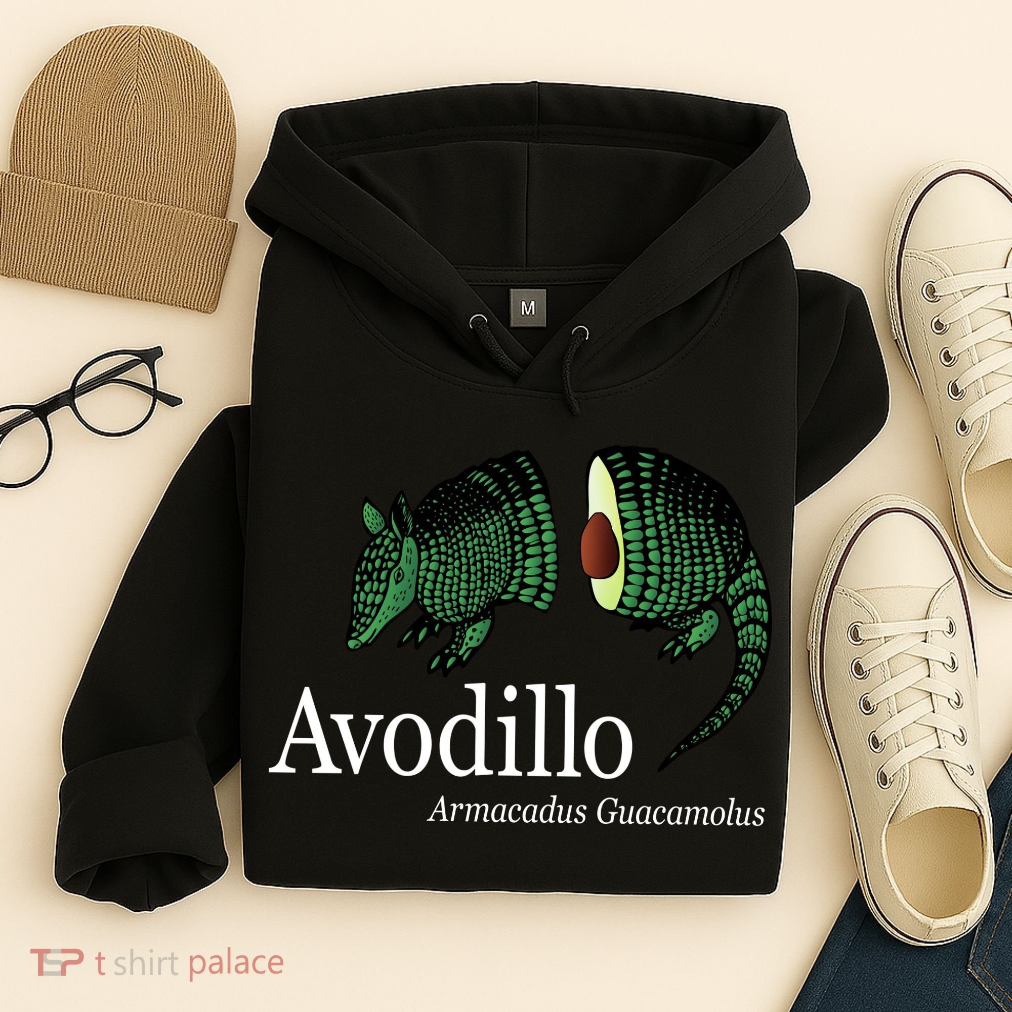 Avodillo Armacadus Guacamolus Armadillo Hoodie