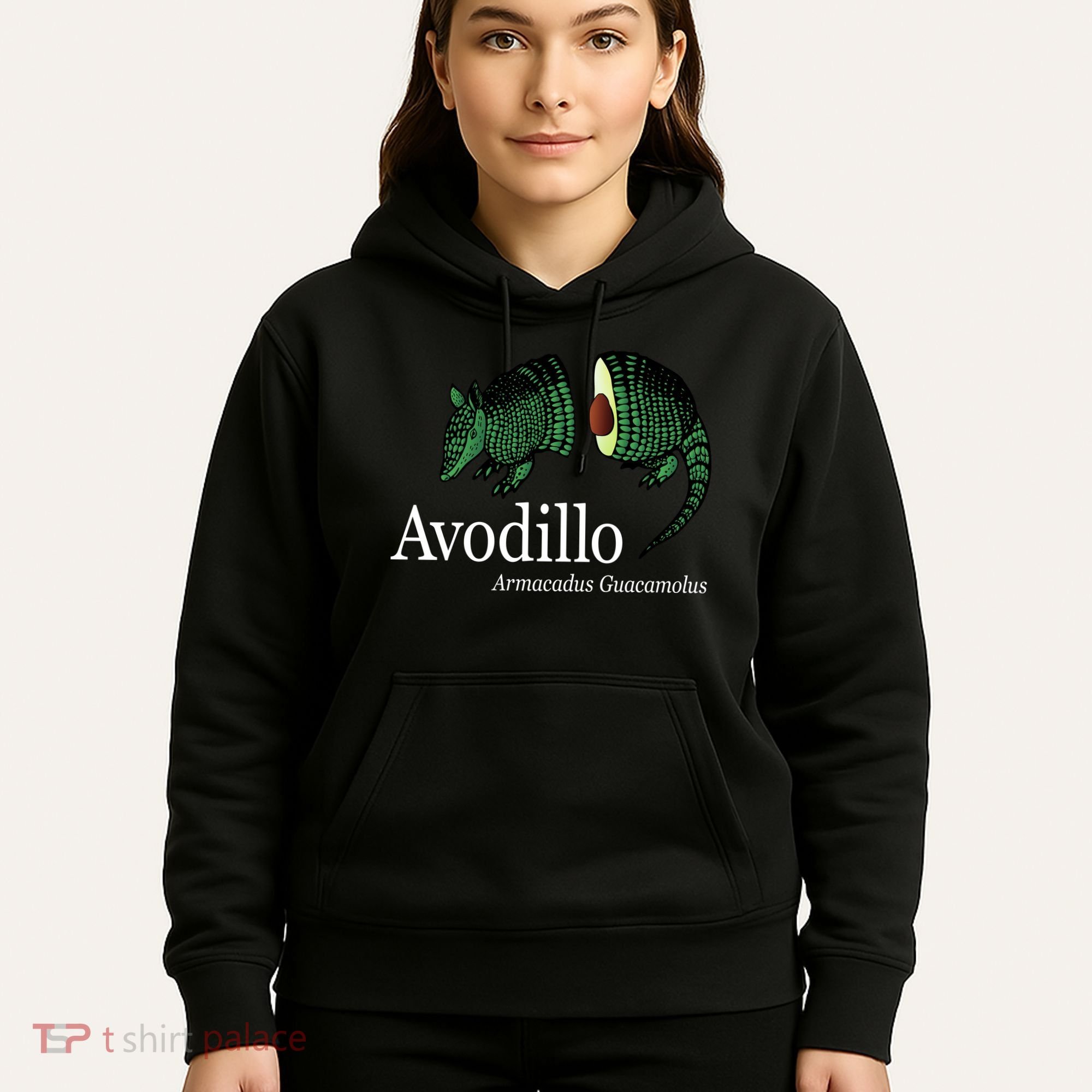 Avodillo Armacadus Guacamolus Armadillo Hoodie