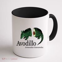 Avodillo Armacadus Guacamolus Armadillo Coffee Mug thumb 1
