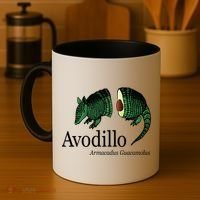 Avodillo Armacadus Guacamolus Armadillo Coffee Mug thumb 4