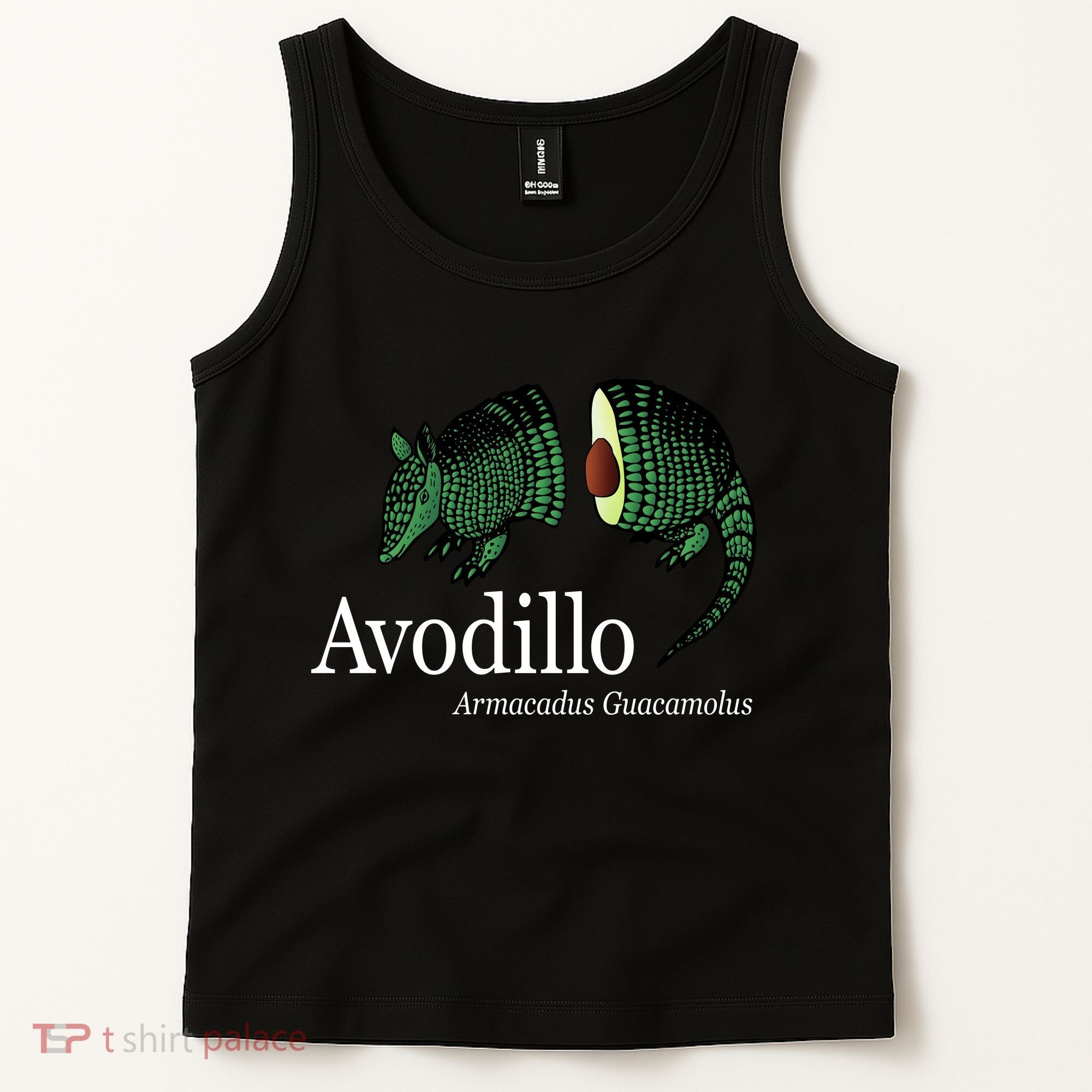 Avodillo Armacadus Guacamolus Armadillo Tank Top
