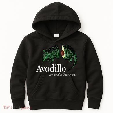 Avodillo Armacadus Guacamolus Armadillo Kids Hoodie
