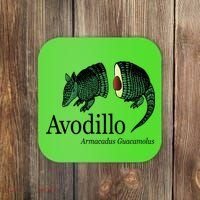 Avodillo Armacadus Guacamolus Armadillo Coaster thumb 0