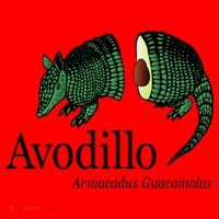 Avodillo Armacadus Guacamolus Armadillo Santa Hat thumb 1
