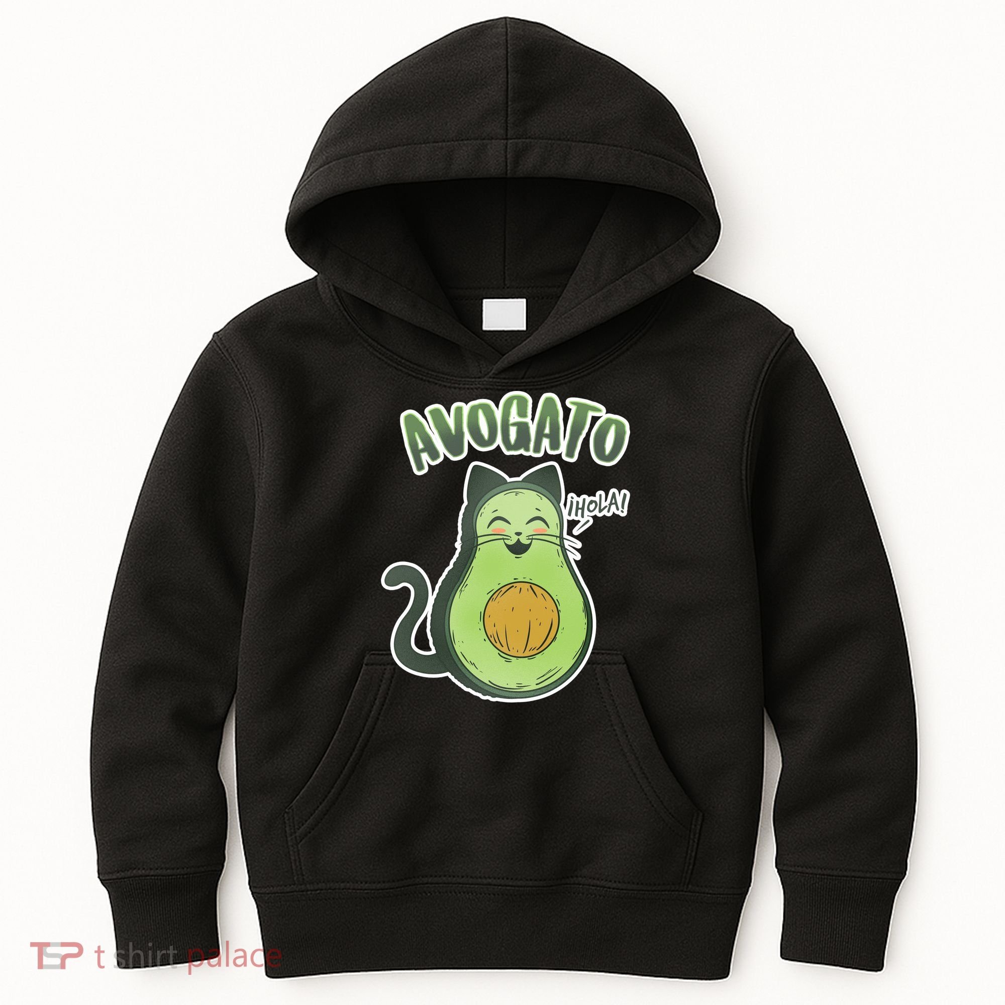 Avogato Cat Hola Kids Hoodie