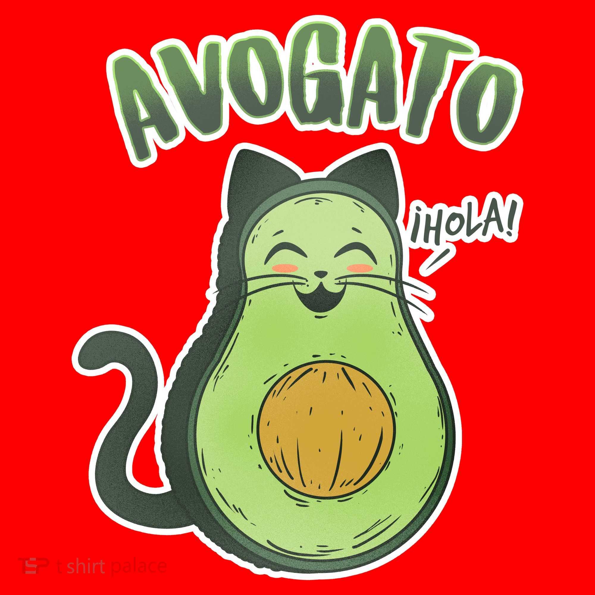 Avogato Cat Hola Santa Hat