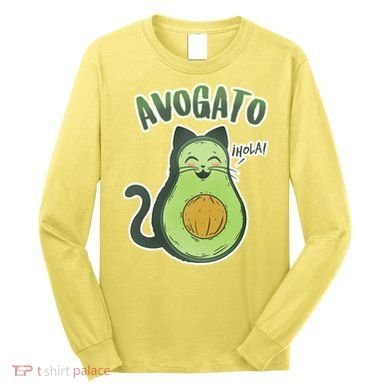 Avogato Cat Hola Long Sleeve Shirt