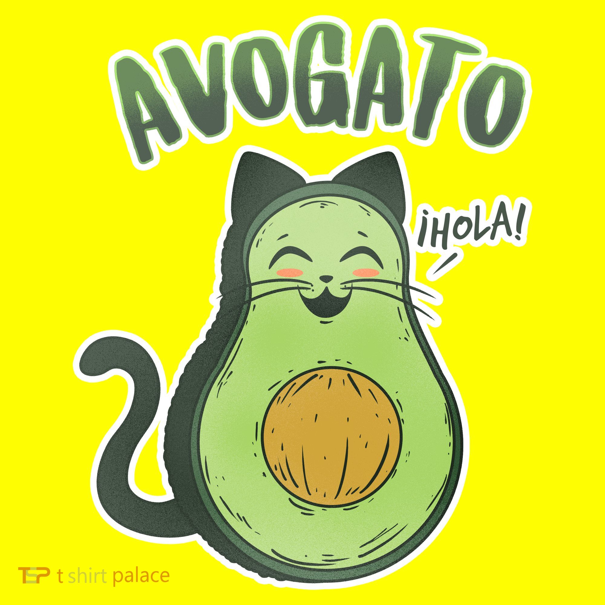 Avogato Cat Hola Baby Bodysuit