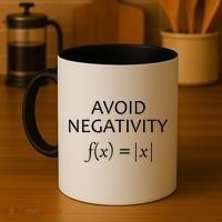 Avoid Negativity Math Joke Coffee Mug thumb 4