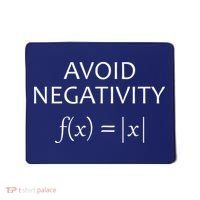 Avoid Negativity Math Joke Mousepad thumb 0
