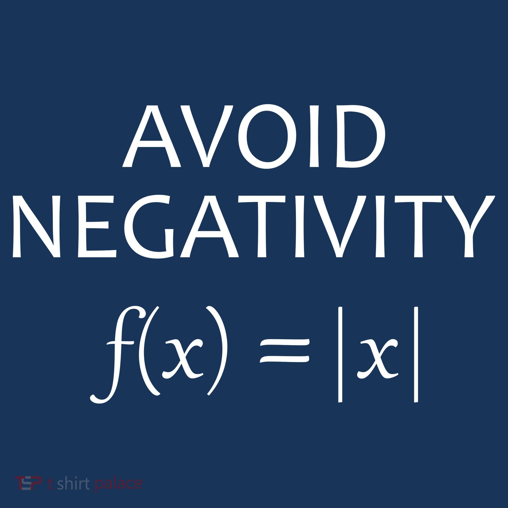 Avoid Negativity Math Joke Mousepad