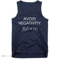 Avoid Negativity Math Joke Tank Top thumb 0