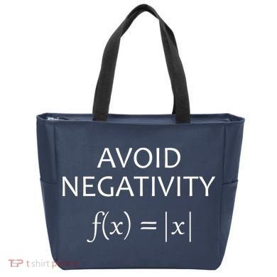 Avoid Negativity Math Joke Tote Bag