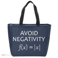 Avoid Negativity Math Joke Tote Bag thumb 0