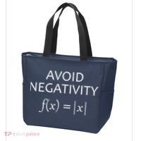 Avoid Negativity Math Joke Tote Bag thumb 3
