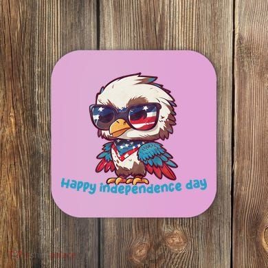 America Vintage Patriotic Bald Eagle Coaster