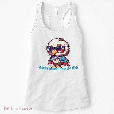 America Vintage Patriotic Bald Eagle Women's Tank Top