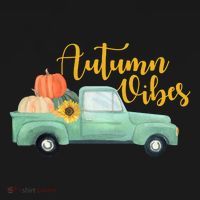 Autumn Vibes Pumpkin Truck Ornament thumb 1