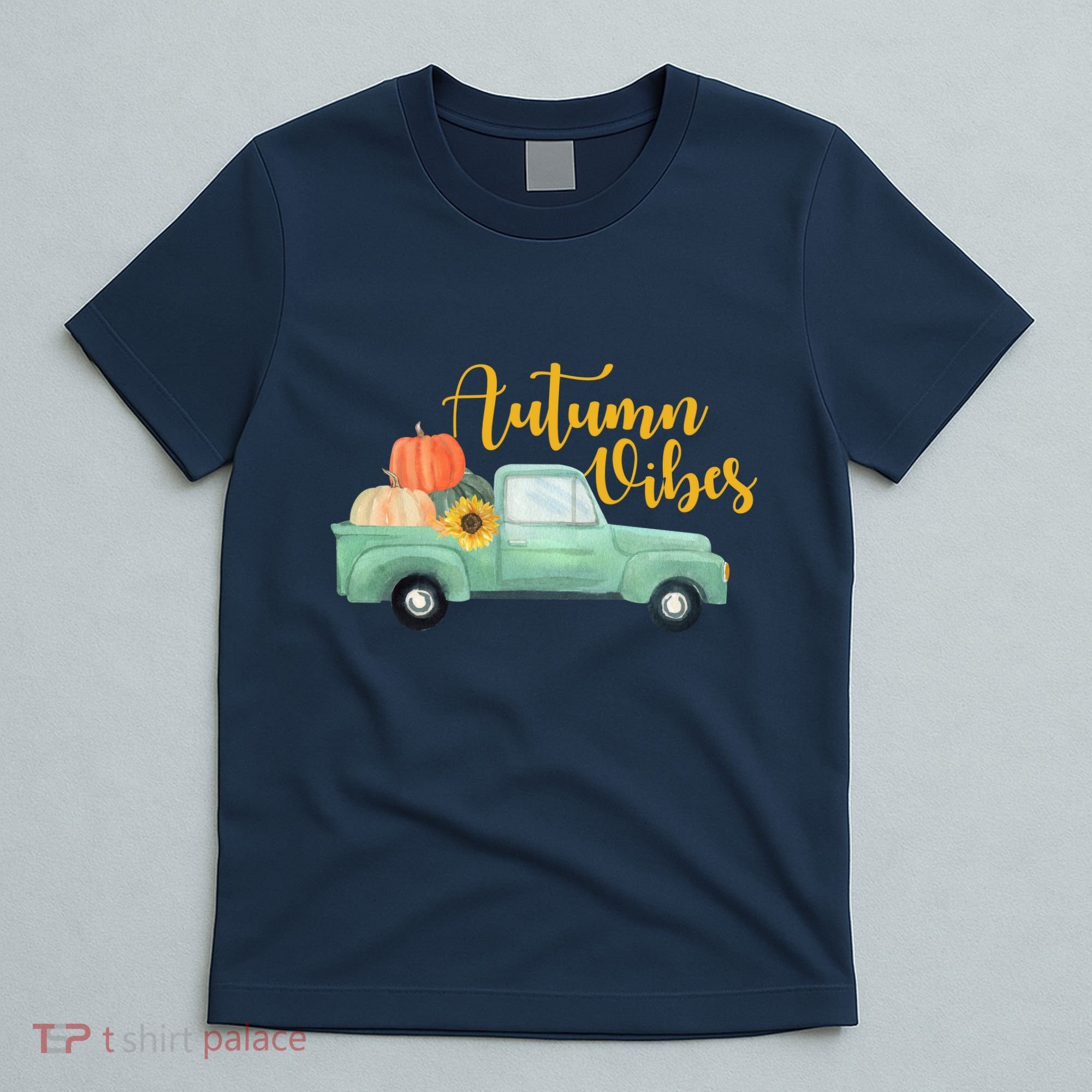 Autumn Vibes Pumpkin Truck T-Shirt