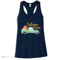 Autumn Vibes Pumpkin Truck Women's Tank Top thumb 0