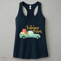 Autumn Vibes Pumpkin Truck Women's Tank Top thumb 3