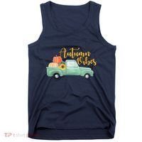 Autumn Vibes Pumpkin Truck Tank Top thumb 0