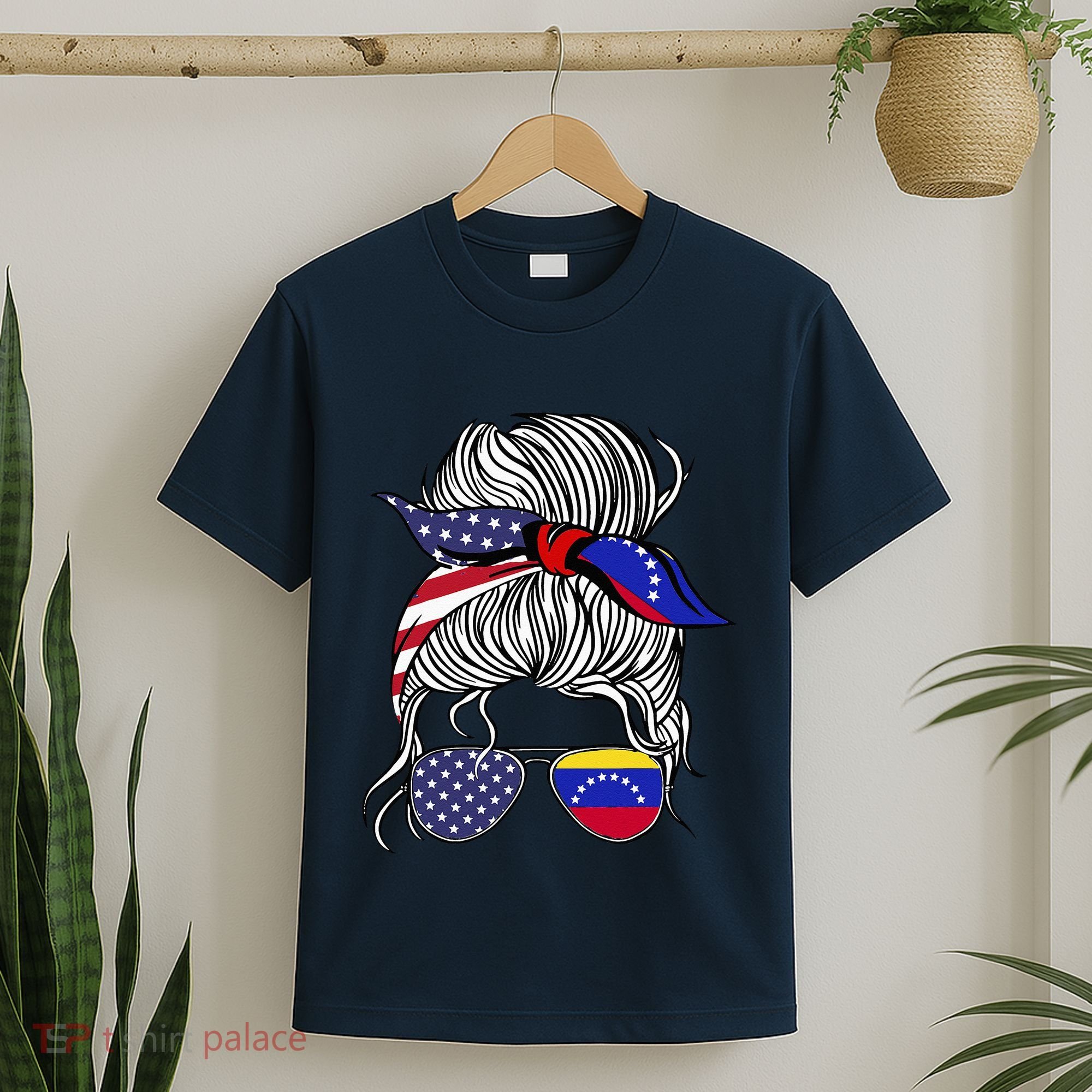 American Venezuelan Patriot Flag Women Venezuela Grown T-Shirt