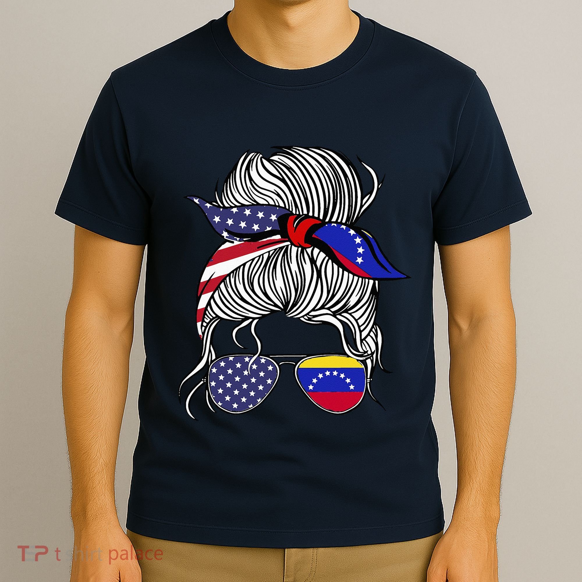 American Venezuelan Patriot Flag Women Venezuela Grown T-Shirt