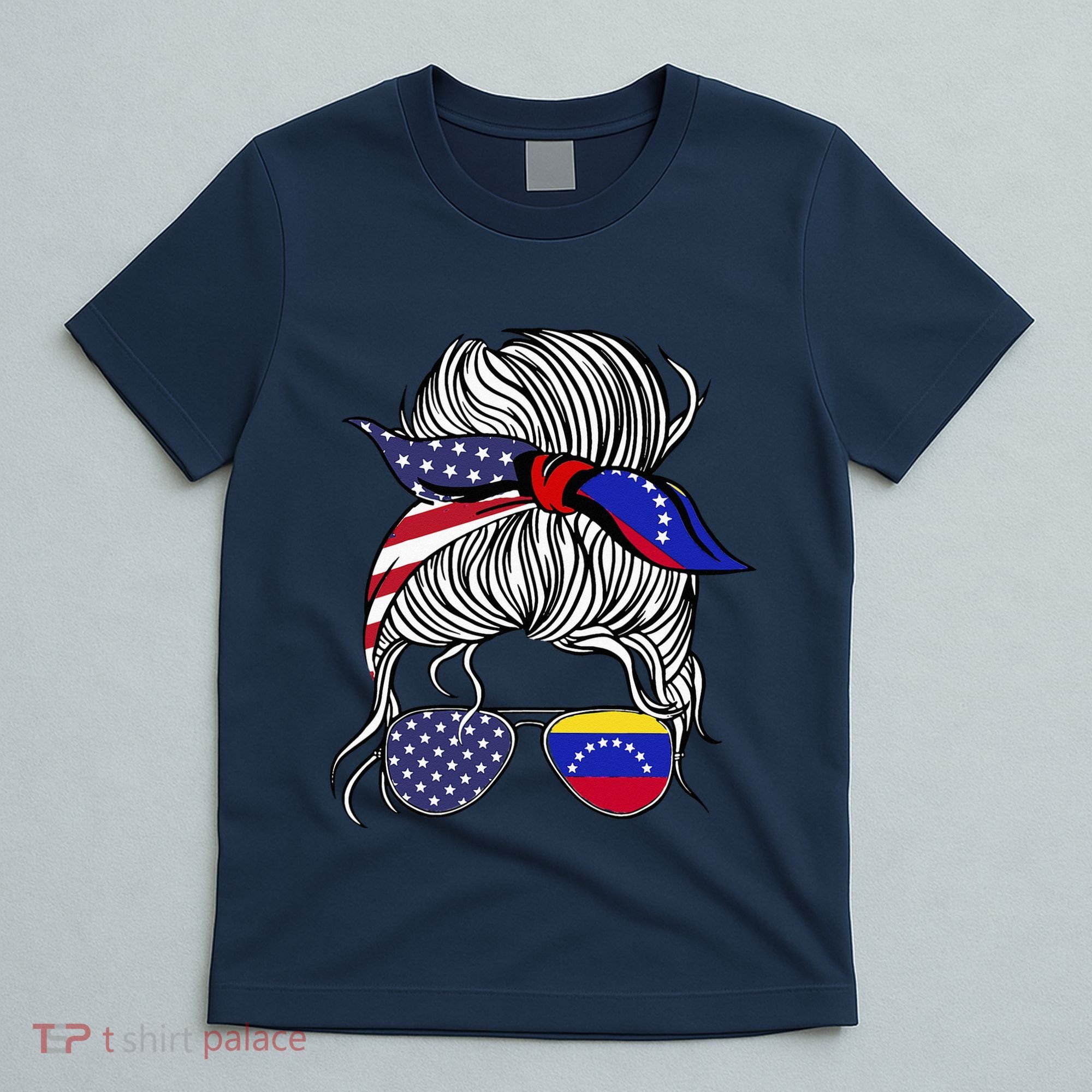 American Venezuelan Patriot Flag Women Venezuela Grown T-Shirt