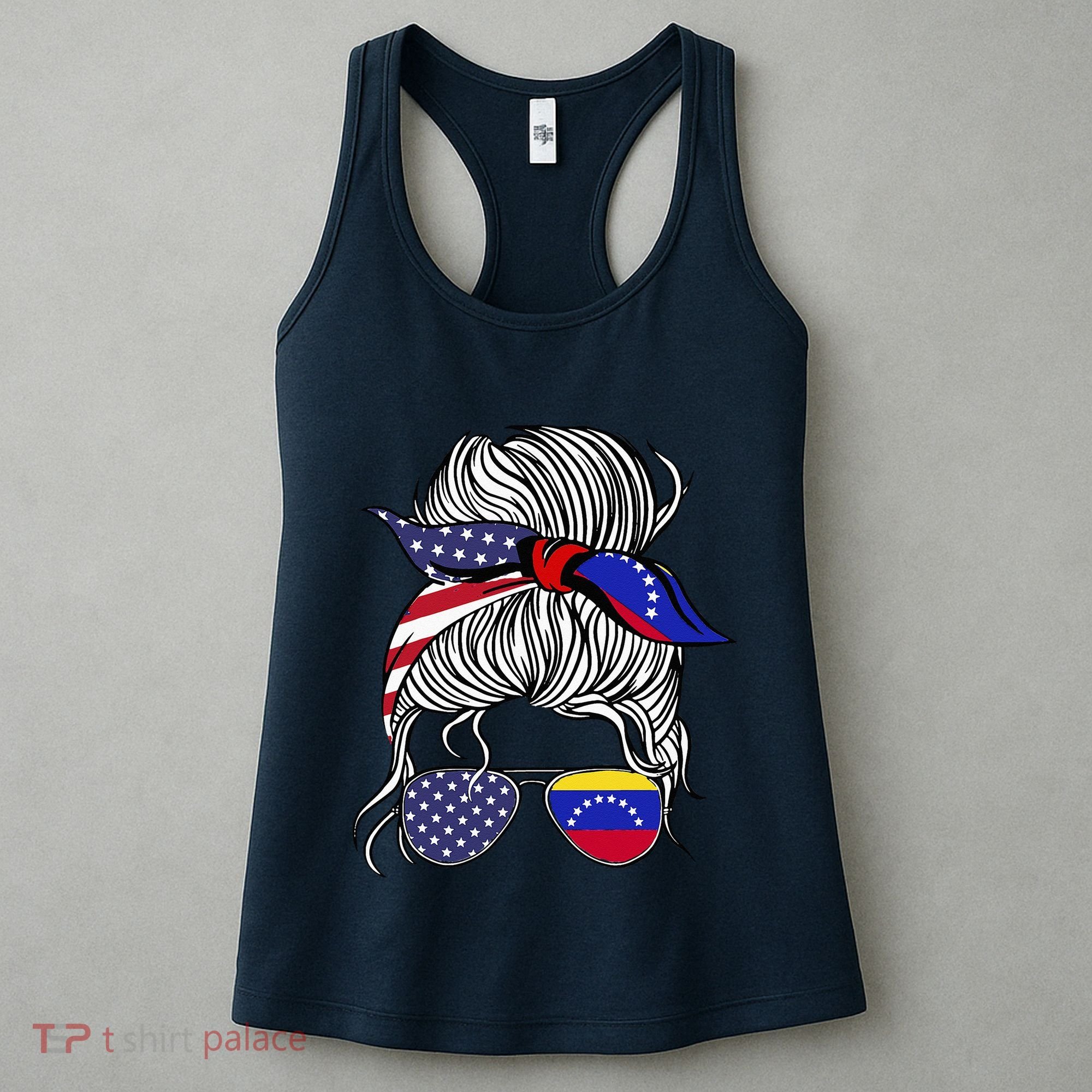 American Venezuelan Patriot Flag Women Venezuela Grown Women's Tank Top