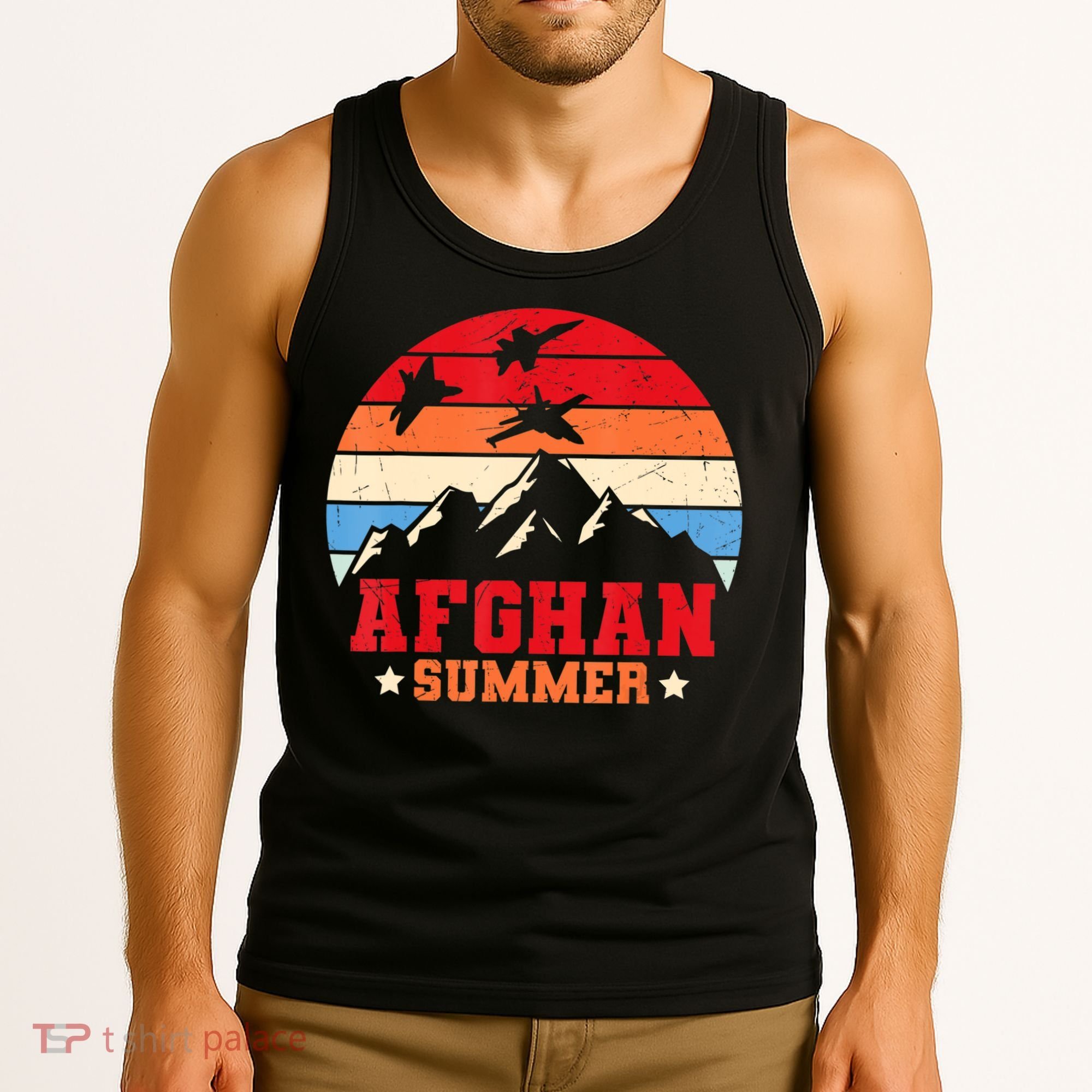 Afghanistan Veteran Proud Army US Military Tank Top