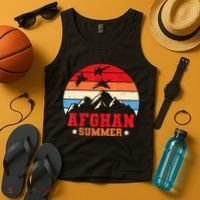 Afghanistan Veteran Proud Army US Military Tank Top thumb 4