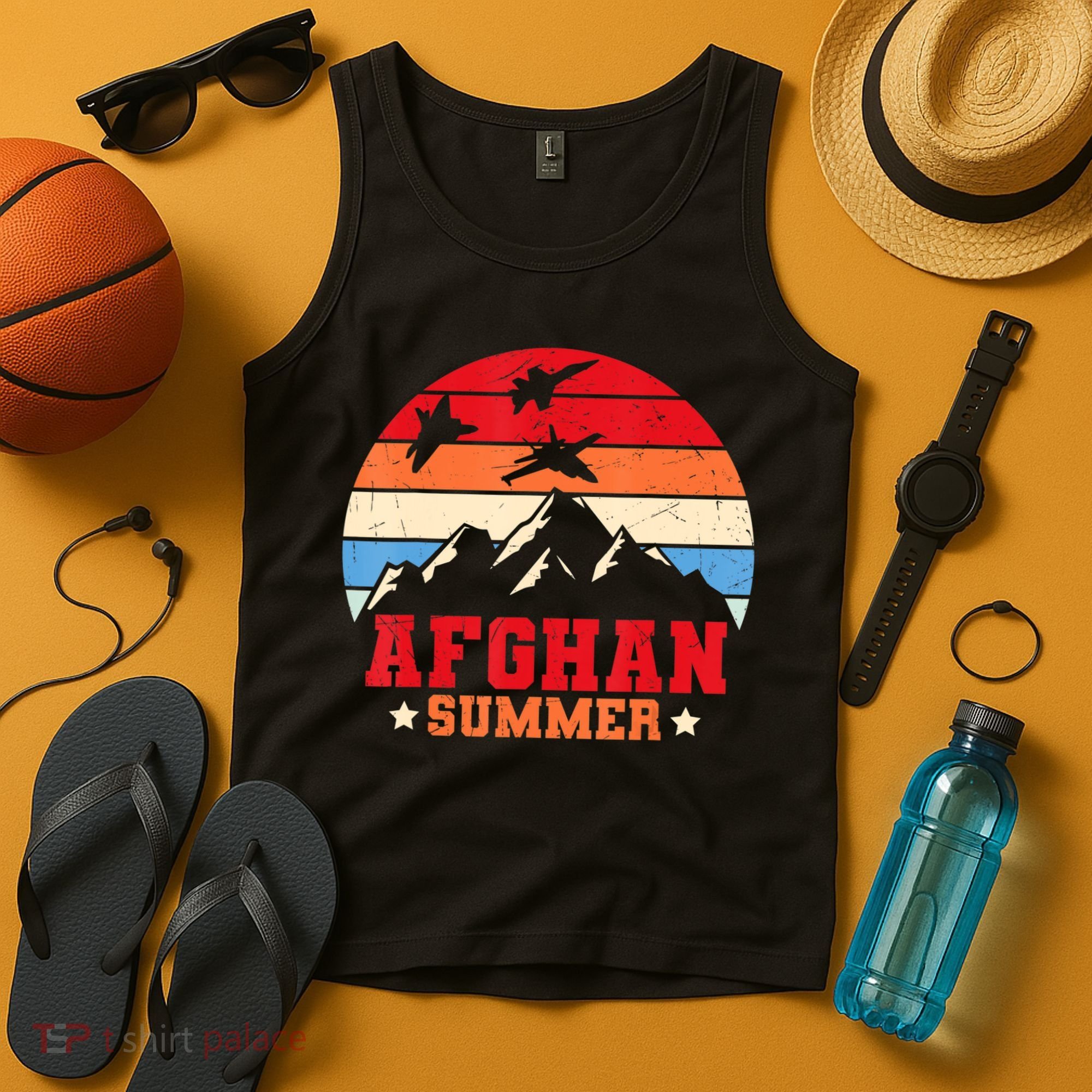 Afghanistan Veteran Proud Army US Military Tank Top