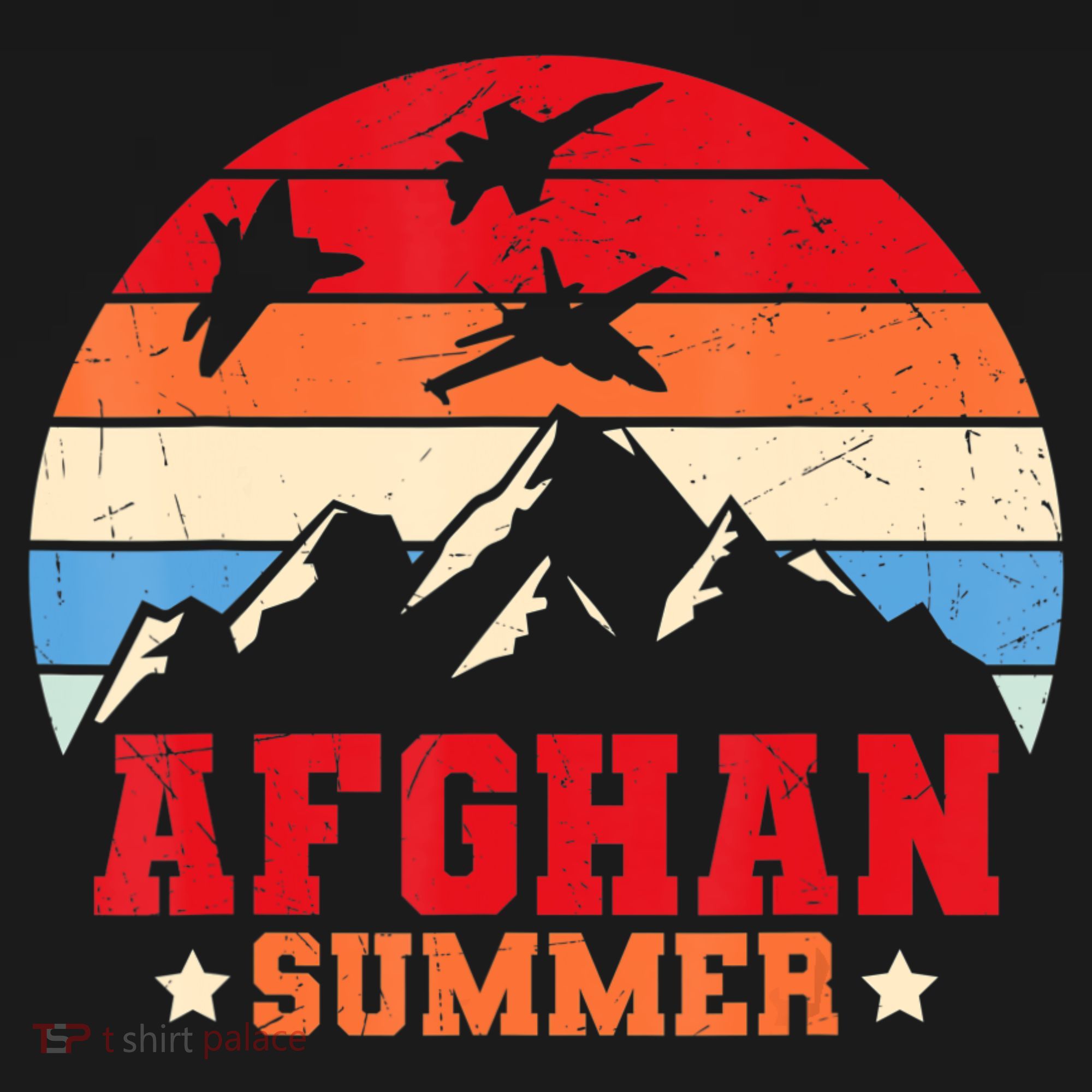 Afghanistan Veteran Proud Army US Military Kids T-Shirt