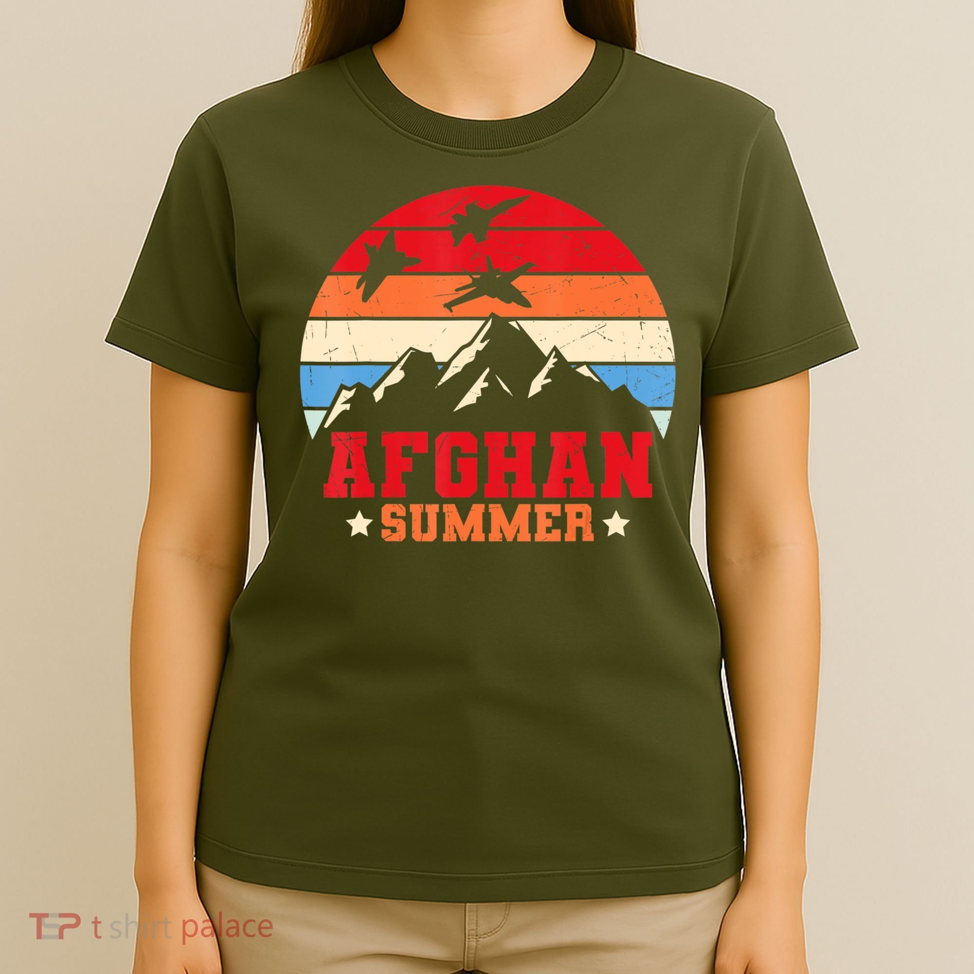 Afghanistan Veteran Proud Army US Military T-Shirt