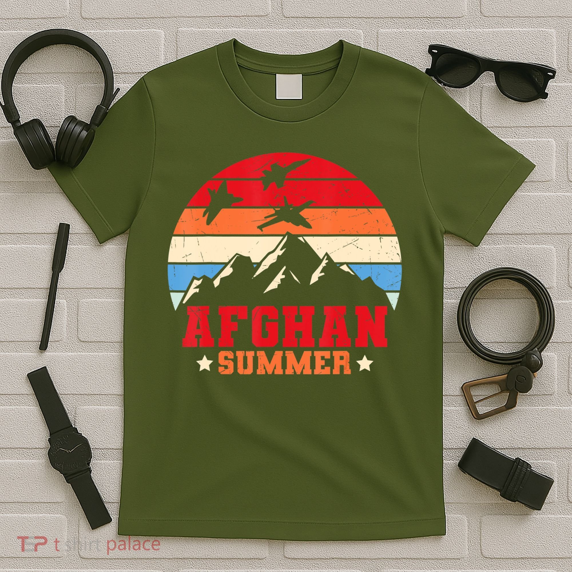 Afghanistan Veteran Proud Army US Military T-Shirt