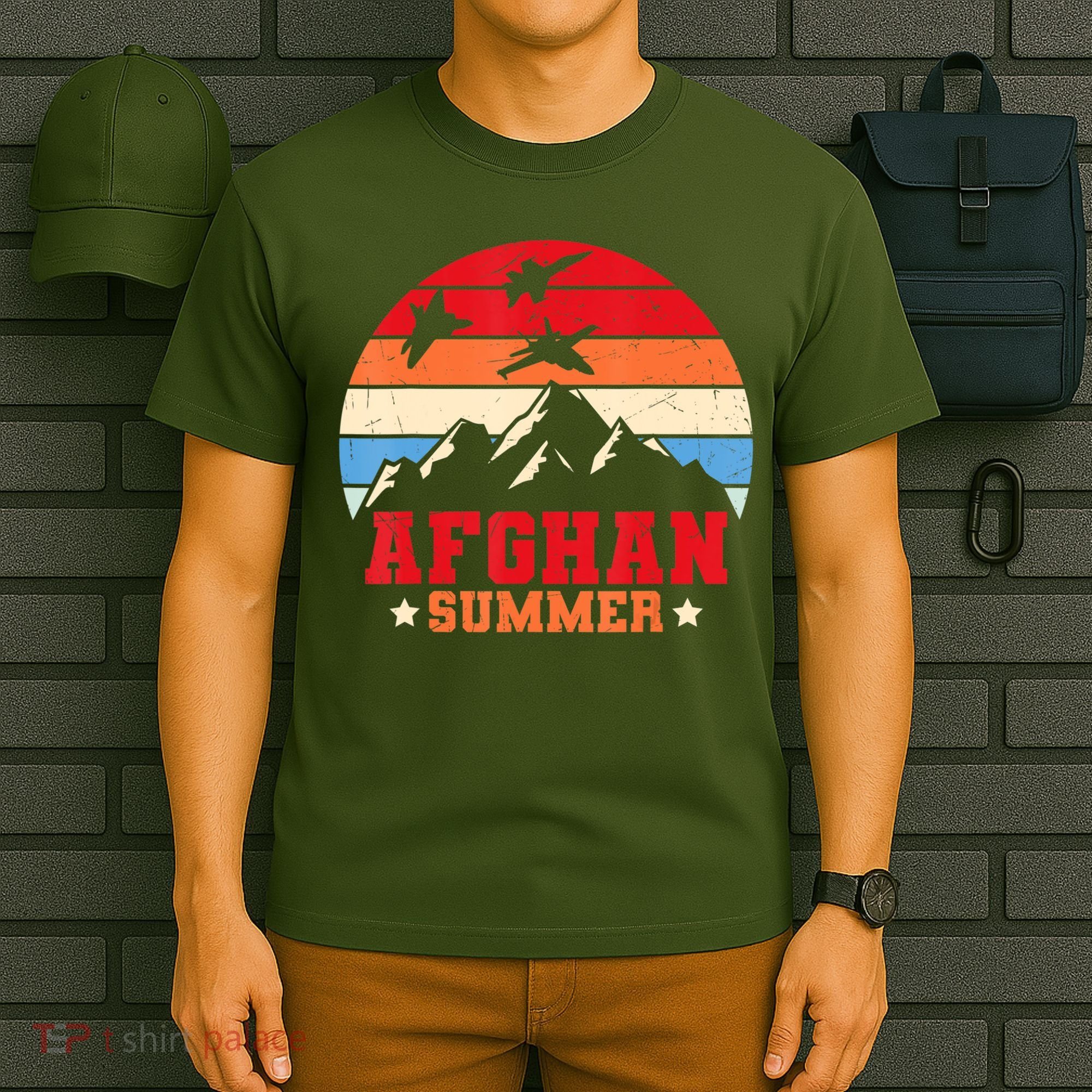 Afghanistan Veteran Proud Army US Military T-Shirt