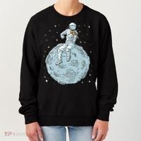 Astronaut Violin Player Violinist Viola Classical Music Women's Sweatshirt thumb 0