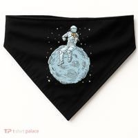 Astronaut Violin Player Violinist Viola Classical Music USA-Made Doggie Bandana thumb 0