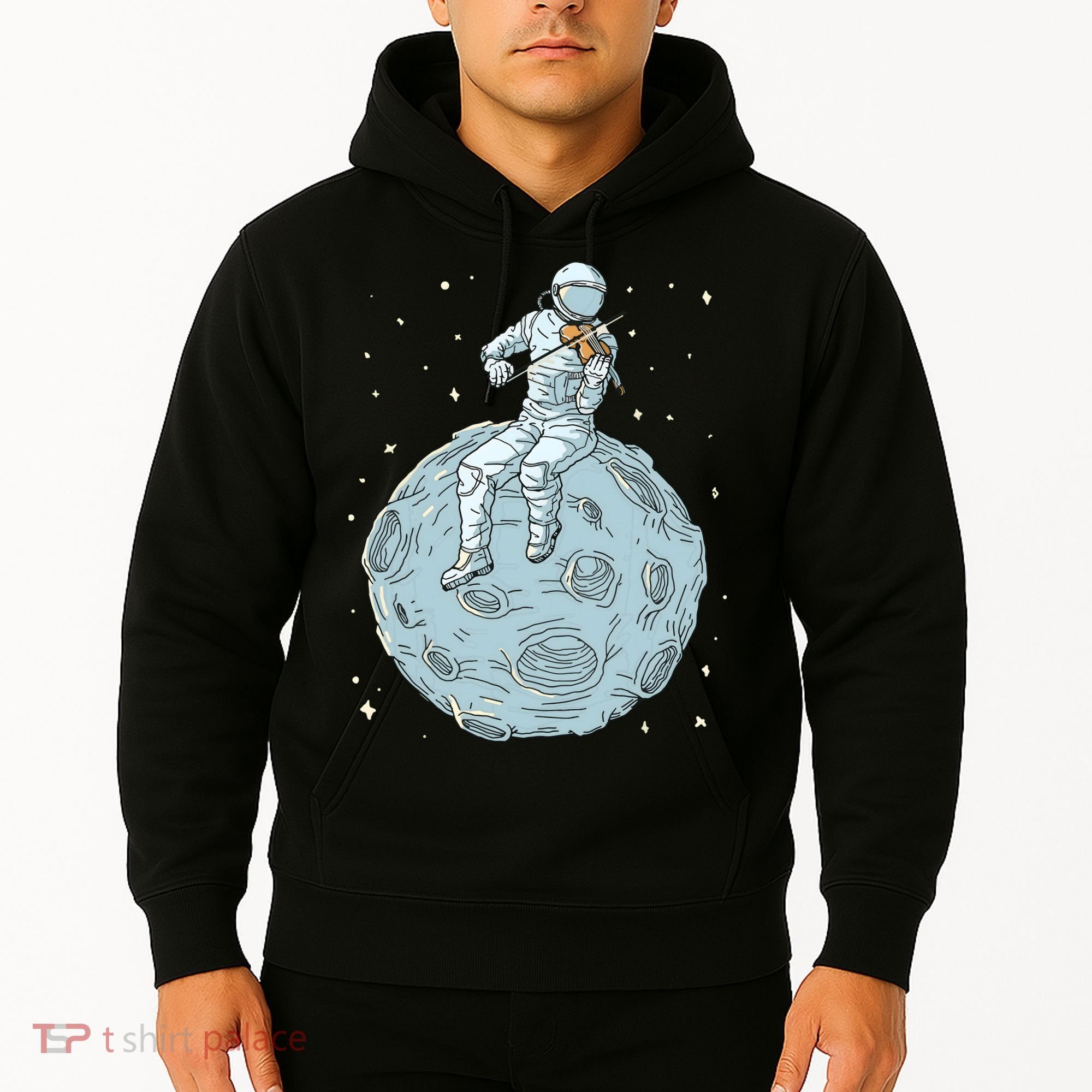 Astronaut Violin Player Violinist Viola Classical Music Hoodie