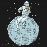 Astronaut Violin Player Violinist Viola Classical Music Sweatshirt thumb 3