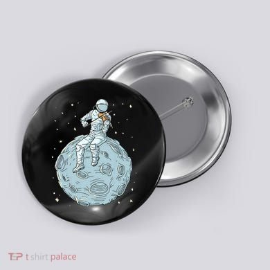 Astronaut Violin Player Violinist Viola Classical Music Button
