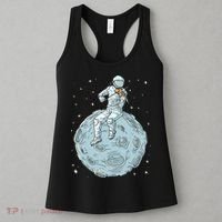 Astronaut Violin Player Violinist Viola Classical Music Women's Tank Top thumb 3
