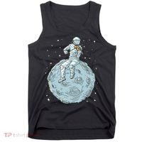 Astronaut Violin Player Violinist Viola Classical Music Tank Top thumb 0