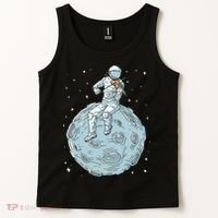Astronaut Violin Player Violinist Viola Classical Music Tank Top thumb 2