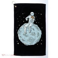 Astronaut Violin Player Violinist Viola Classical Music Golf Towel thumb 0