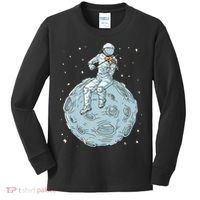 Astronaut Violin Player Violinist Viola Classical Music Kids Long Sleeve Shirt thumb 0