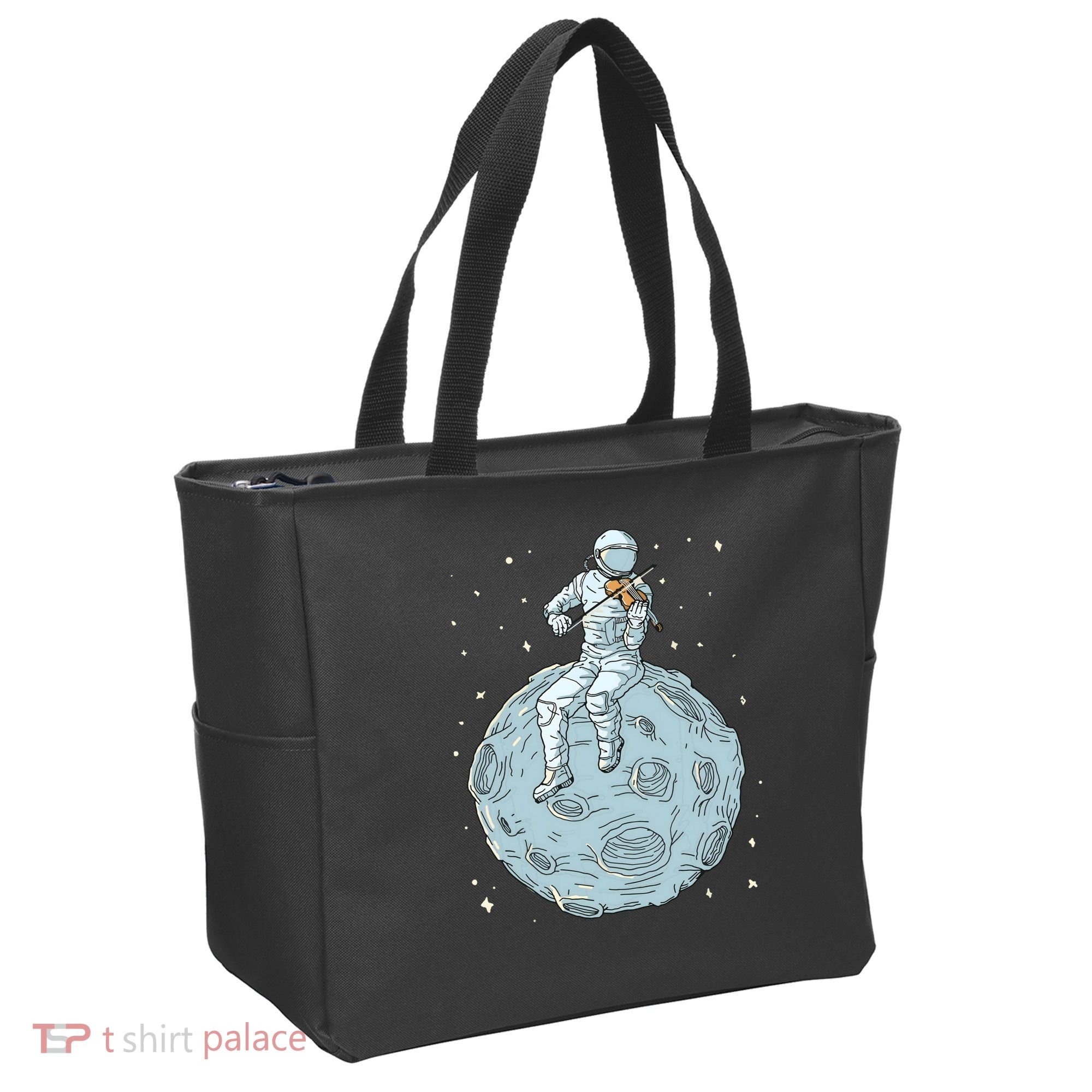 Astronaut Violin Player Violinist Viola Classical Music Tote Bag
