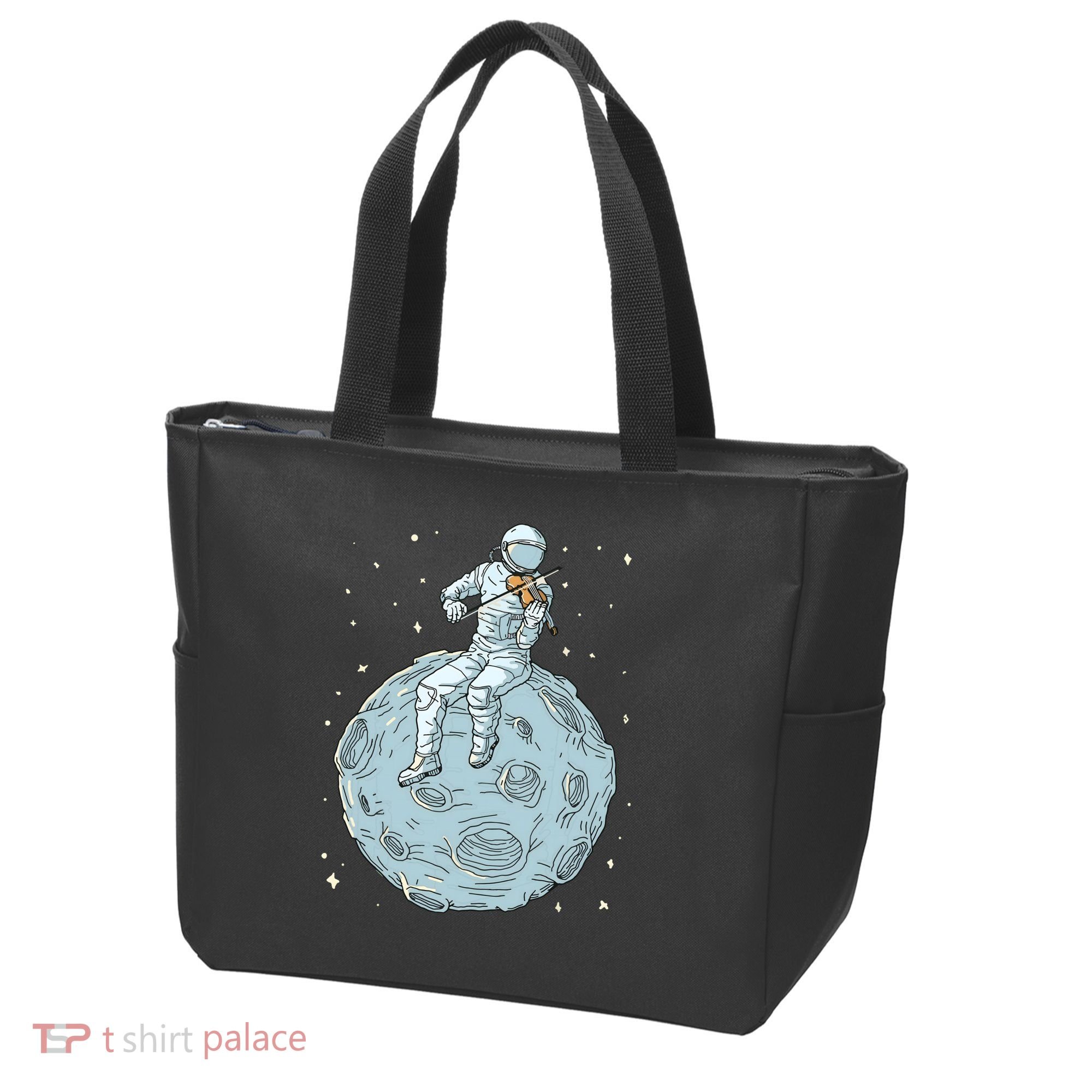 Astronaut Violin Player Violinist Viola Classical Music Tote Bag