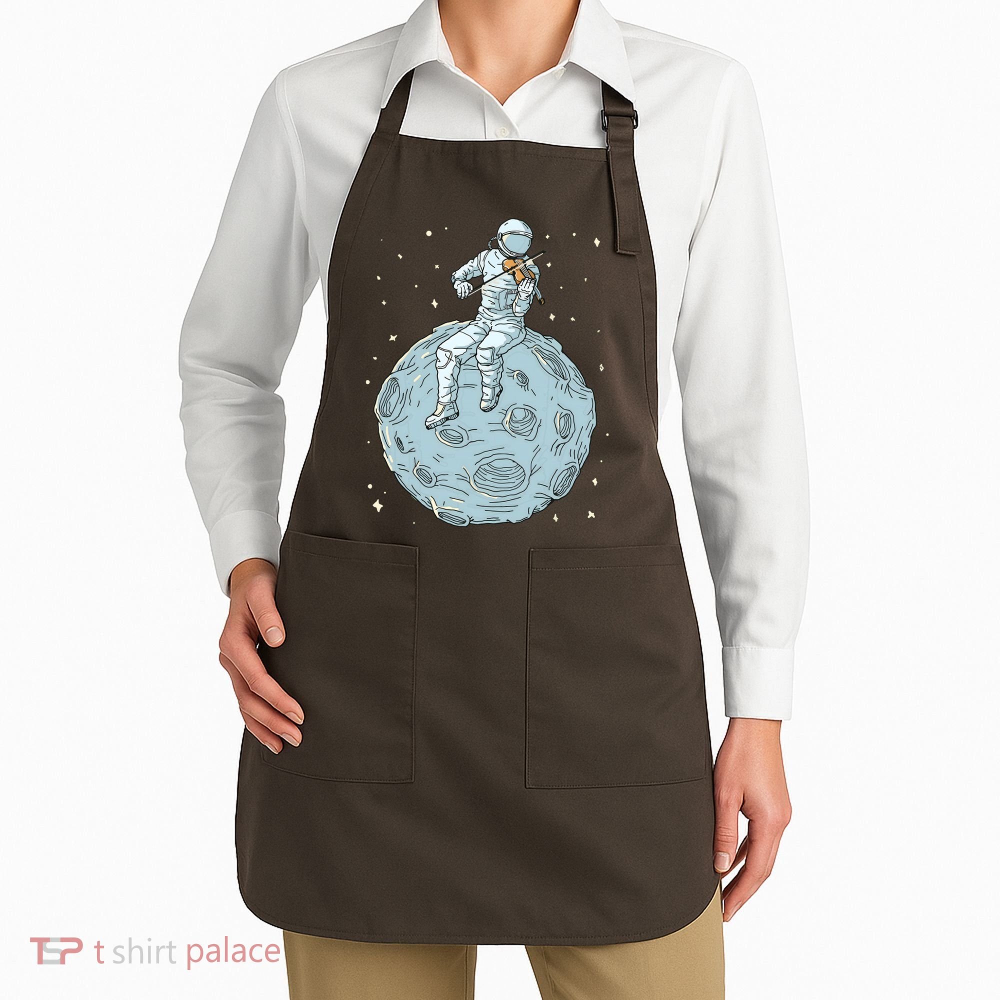 Astronaut Violin Player Violinist Viola Classical Music Apron